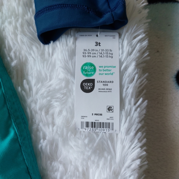 Carter's Ocean Blue Rashguard Set - Picture 2 of 4